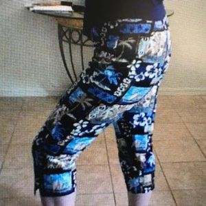 Beach Capris Hawaii palm tree Maui coast flower